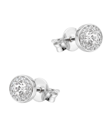 Crystal Silver Stud Earring STS-7079